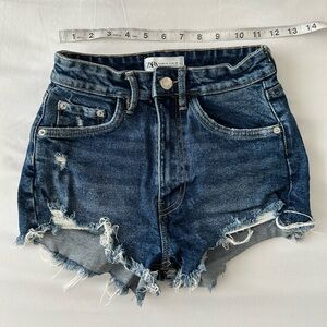 Denim Blue Zara Women's Shorts